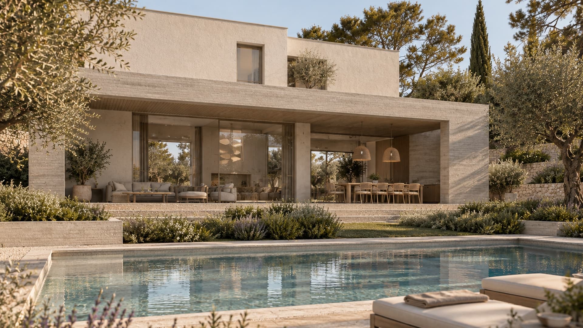 Casa Ceres, vivienda mediterránea adaptada a una parcela en pendiente en Dénia